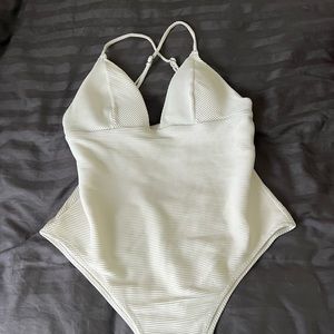 Women’s white swimsuit